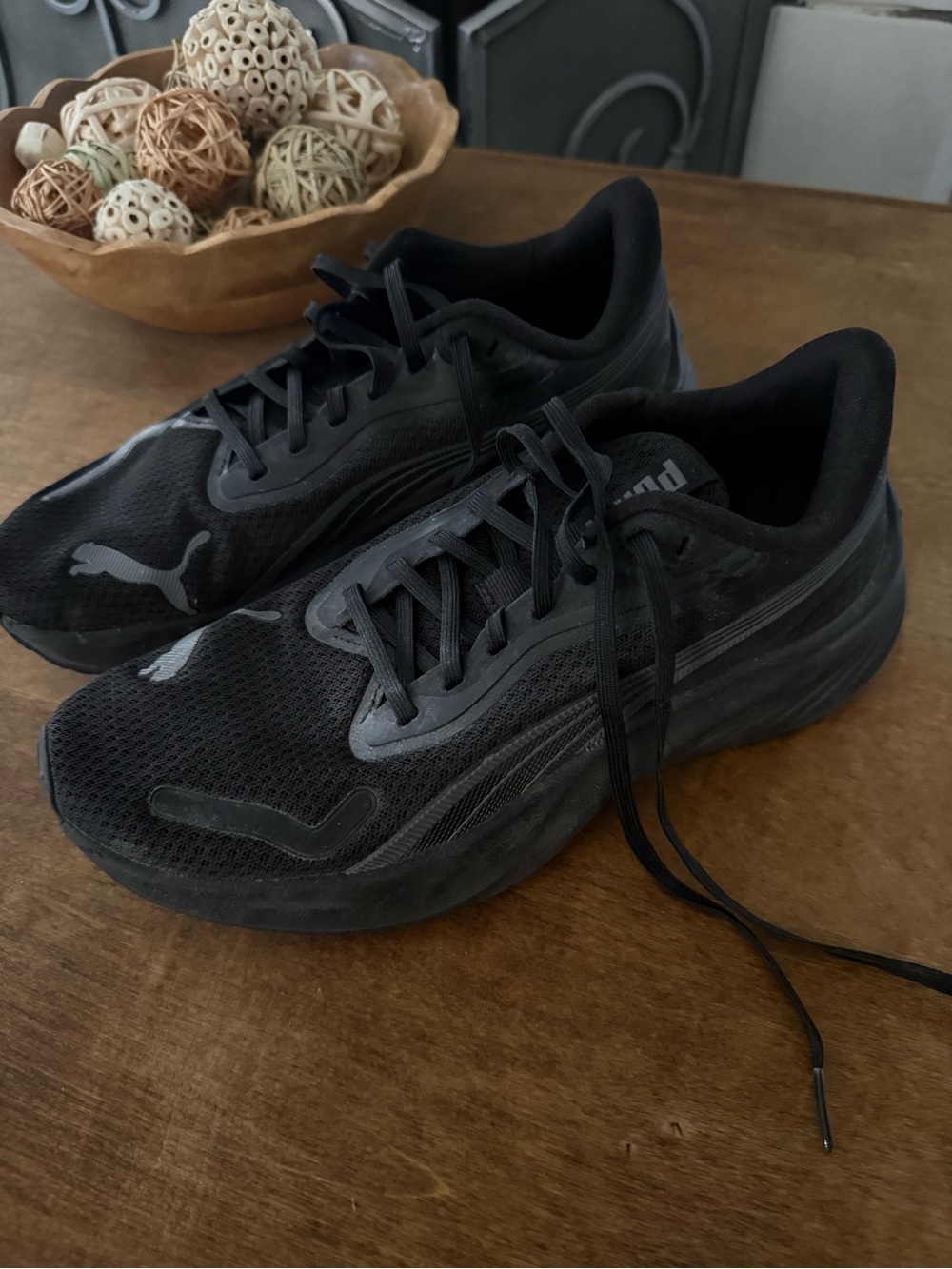 Puma Men's Black Athletic Running Shoes